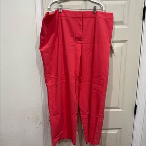 Calvin Klein Pink Trousers Lightweight Relaxed Fit